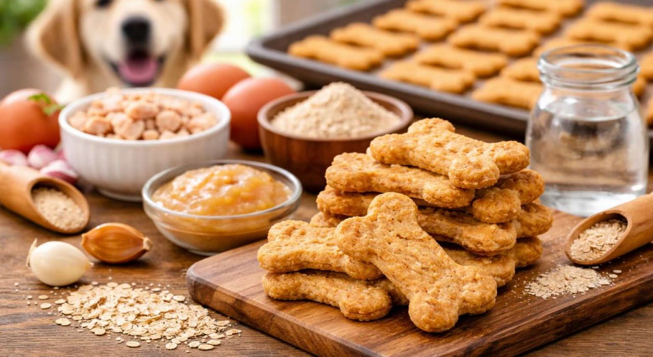 Croquants au poulet pour chien : une recette maison simple et gourmande