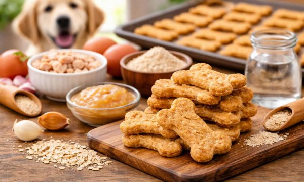 Croquants au poulet pour chien : une recette maison simple et gourmande