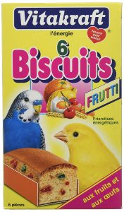6 Biscuits aux fruits pour oiseaux exotiques