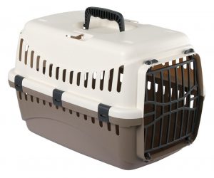 Caisse de transport en plastique / PVC pour chien jusqu'à 10kg (d'autres tailles disponibles)