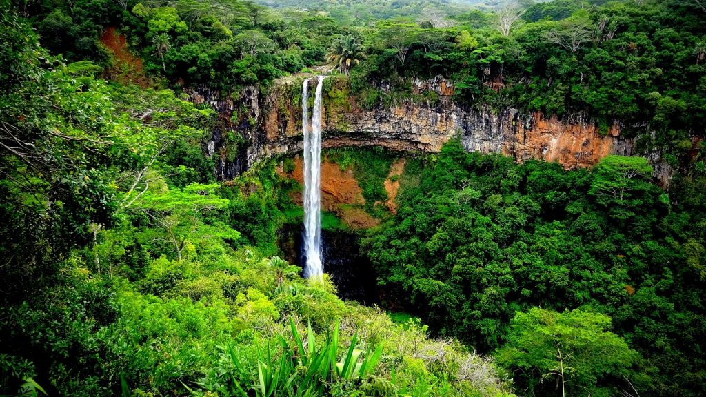 Chute d'eau à l'île Maurice