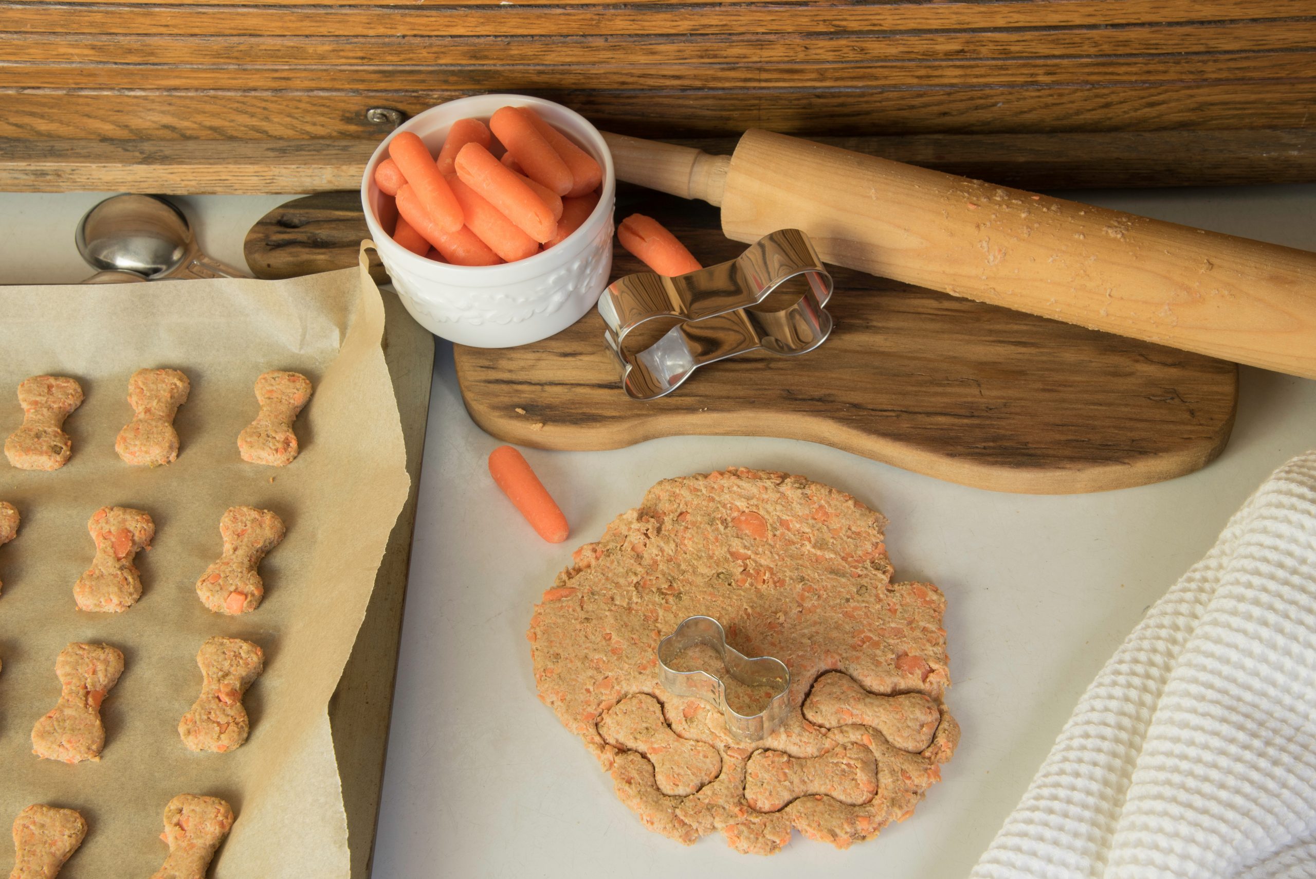 Recette de friandises pour chien au boeuf et aux carottes