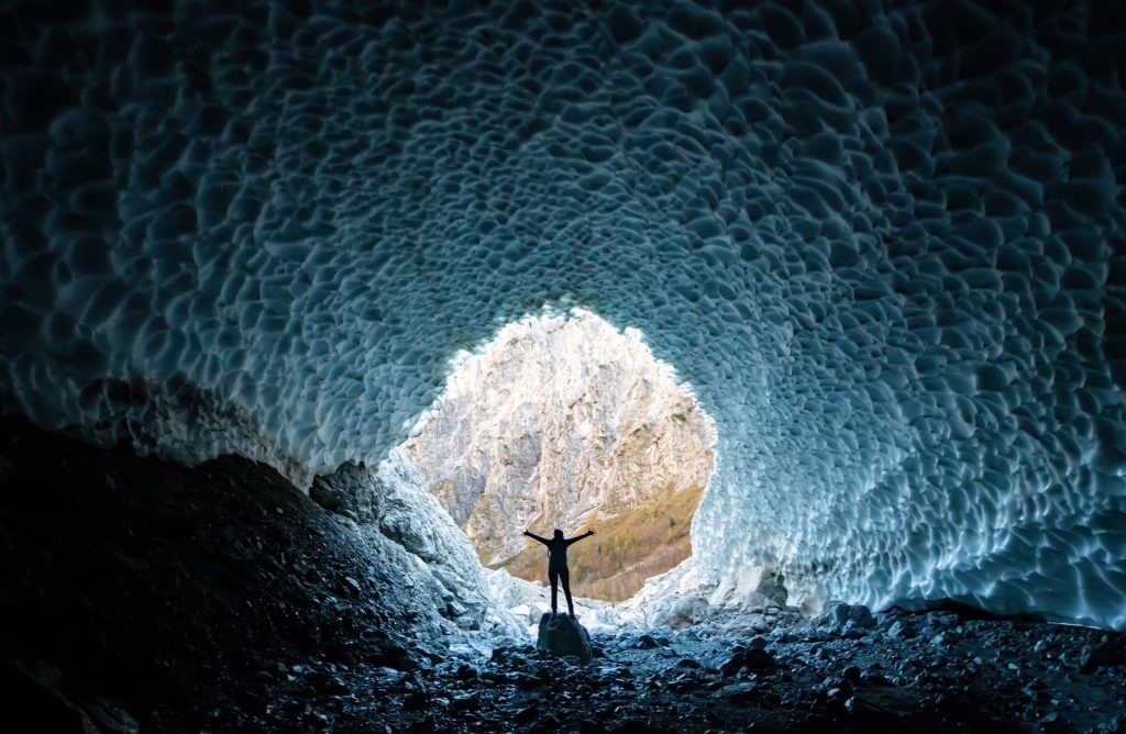 Grotte de glace, Berchtesgaden, Allemagne.