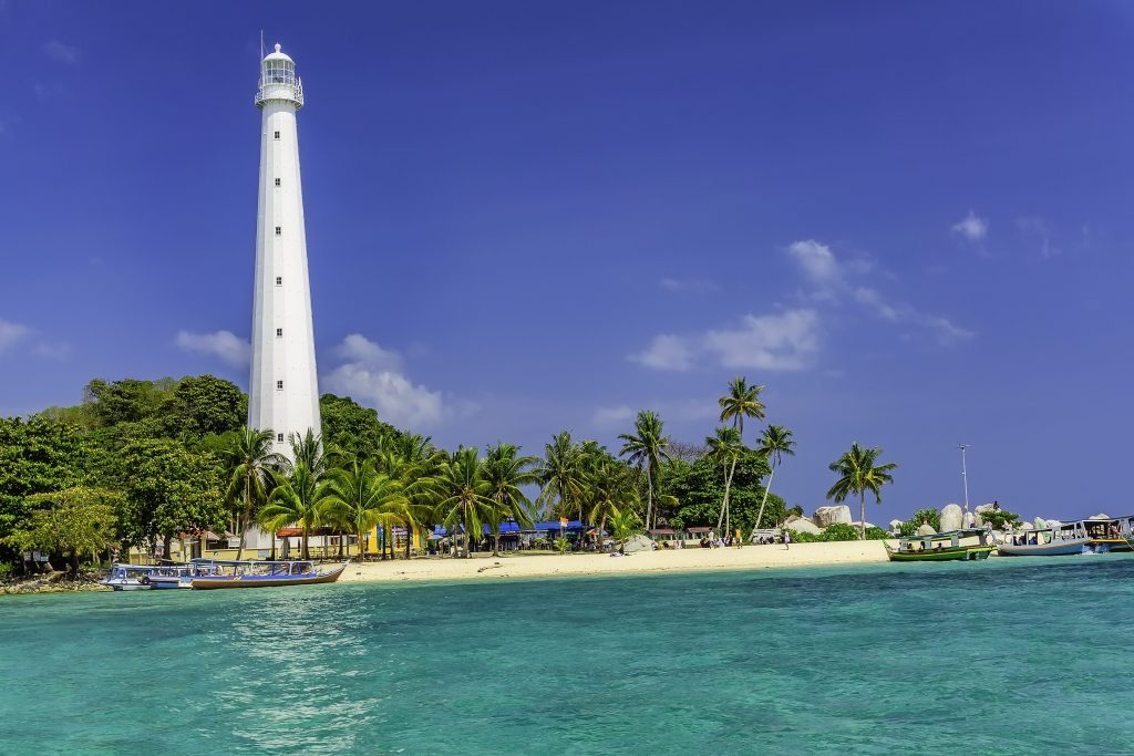 Île de Lengkuas en Indonésie