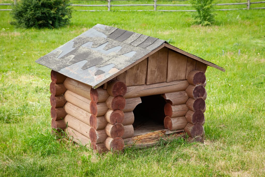 Niche d'extérieur dans un jardin