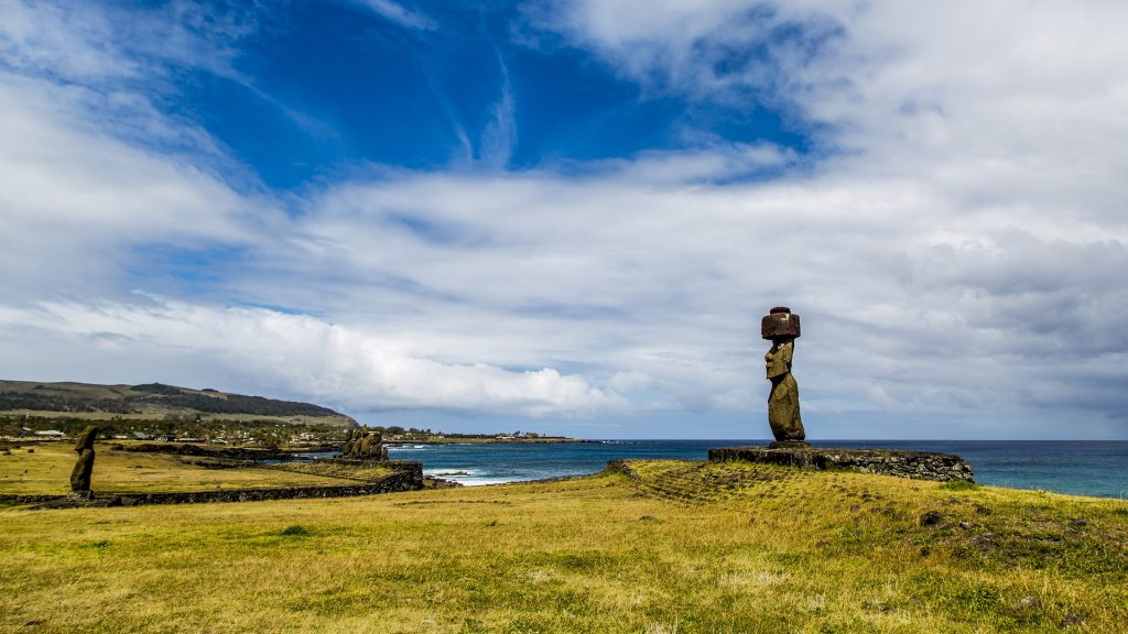 Paysage de l'île de Pâques