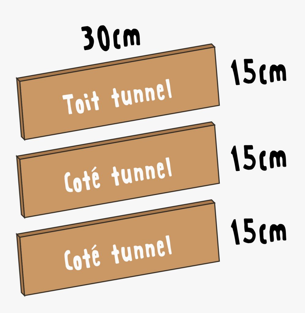 plan pour créer un tunnel en bois pour hérisson