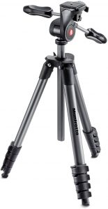 Trépied Manfrotto Compact Advanced + Rotule 3D